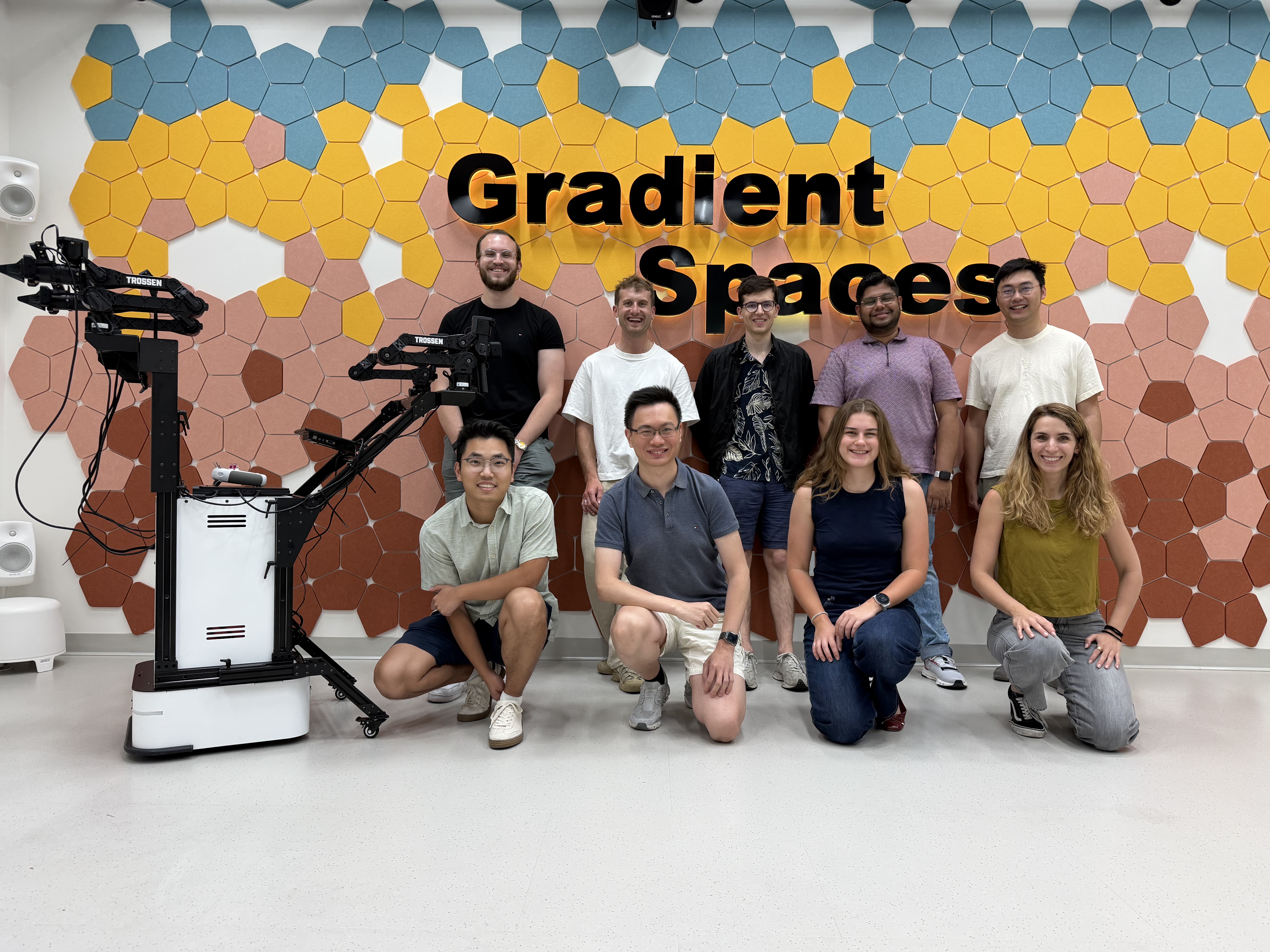 Emily with the Gradient Spaces Lab team at Stanford